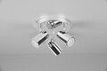 Plafoniera Angelo, TRIO, 20x15.5 cm, 5W, 3x GU10, metal, argintiu