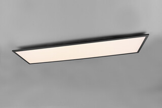 119.5x29.5x5 cm, Negru mat