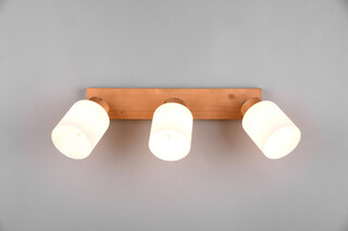 45x10x21 cm, Natur;Alb, Plafoniera