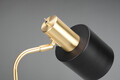Lampa de masa Adam, RL, 14x28x43.5 cm, 10W, 1x E14, metal, auriu/negru