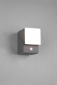 Aplica de perete pentru exterior cu senzor Avon, TRIO, 9x16 cm, 7W, 1x SMD LED, aluminiu turnat, antracit