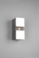 Aplica de perete pentru exterior cu senzor Avon, TRIO, 9x28 cm, 7W, 2x SMD LED, aluminiu turnat, antracit