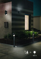 Aplica de perete pentru exterior cu senzor Avon, TRIO, 9x28 cm, 7W, 2x SMD LED, aluminiu turnat, antracit