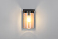 Aplica de perete pentru exterior Ardila, TRIO, 11.5x19 cm, 40W, 1x E27, aluminiu, natur/negru