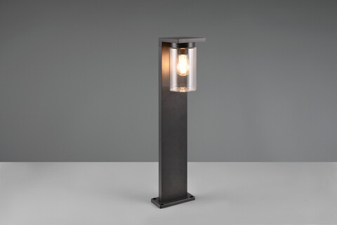 Lampadar de exterior Ardila, TRIO, 16x65 cm, 40W, 1x E27, aluminiu, negru mat