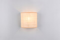 Aplica de perete Aimee, RL, 23x12x20.5 cm, 10W, 1x E27, metal, negru mat/bej