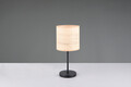 Lampa de masa Aimee, RL, 17.5x37 cm, 10W, 1x E27, metal, negru mat/bej