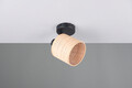 Aplica de perete Aimee, RL, 10x17.6x22.5 cm, 10W, 1x E14, metal, negru mat/bej