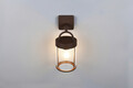 Aplica de perete pentru exterior Almeria, RL, 12.5x18x29 cm, 28W, 1x E27, aluminiu, maro