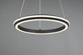 Lustra Amador, TRIO, 45x150 cm, 34W, 1x SMD, metal, negru mat