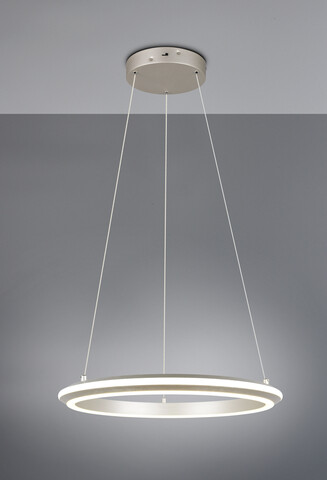 Lustra Amador, TRIO, 45x150 cm, 34W, 1x SMD, metal, argintiu mat