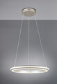 Lustra Amador, TRIO, 45x150 cm, 34W, 1x SMD, metal, argintiu mat