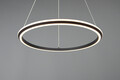 Lustra Amador, TRIO, 75x150 cm, 48W, 1x SMD, metal, negru mat
