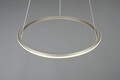 Lustra Amador, TRIO, 75x150 cm, 48W, 1x SMD, metal, argintiu mat