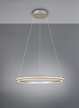 Lustra Amador, TRIO, 75x150 cm, 48W, 1x SMD, metal, argintiu mat