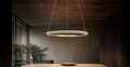 Lustra Amador, TRIO, 75x150 cm, 48W, 1x SMD, metal, aramiu