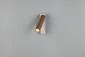 Aplica de perete Ambala, TRIO, 17x13x17.5 cm, 5.5W, 1x SMD, metal, alb/aramiu