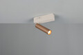Aplica de perete Ambala, TRIO, 17x13x17.5 cm, 5.5W, 1x SMD, metal, alb/aramiu
