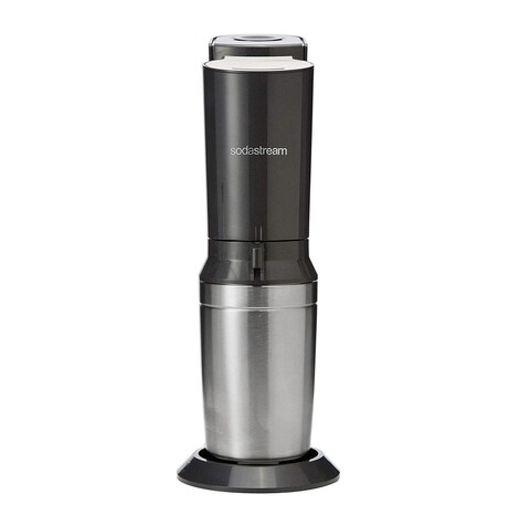 Aparat carbonatare Crystal, SodaStream, 29.7 x 15.5 x 45 cm, Metallic Black