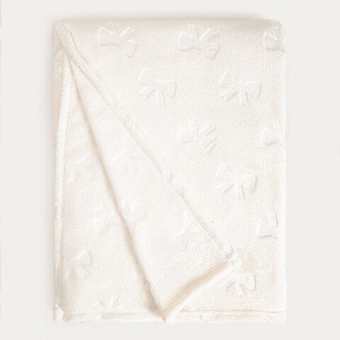 Patura Bowelle, Homla, 150x200 cm, poliester, ecru