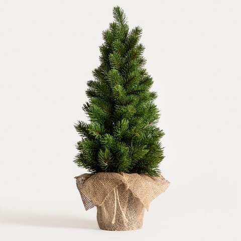 Brad artificial Oppla, Homla, 55 cm, plastic, verde/bej