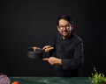 Oala cu capac, Samurai Gourmet by Rikito Watanabe si Cooking by Heinner, 20x9.5 cm, 2.7 L, aluminiu, negru/natur