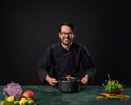 Oala cu capac, Samurai Gourmet by Rikito Watanabe si Cooking by Heinner, 24x12.5 cm, 5.3 L, aluminiu, negru/natur
