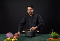 Oala cu capac, Samurai Gourmet by Rikito Watanabe si Cooking by Heinner, 28x14 cm, 7.8 L, aluminiu, negru/natur