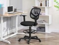 Scaun de birou ergonomic, Songmics, 64x64x97-117 cm, max 120 kg, negru