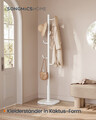 Cuier pentru haine Cactus Shaped, Songmics, 40x175.3 cm, MDF, alb