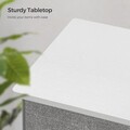 Comoda cu 8 sertare textile, Songmics, 80x30x81.5 cm, MDF/otel, gri