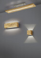 Plafoniera Brad, TRIO, 100x20x16.7 cm, 27W, 1x SMD LED, lemn, natur/gri