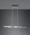 Lustra Blaze, TRIO, 107.5x15.5x150 cm, 35W, 1x SMD LED, metal, argintiu/negru