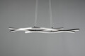 Lustra Blaze, TRIO, 107.5x15.5x150 cm, 35W, 1x SMD LED, metal, argintiu/negru