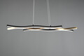 Lustra Blaze, TRIO, 107.5x15.5x150 cm, 35W, 1x SMD LED, metal, bronz/negru