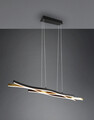 Lustra Blaze, TRIO, 107.5x15.5x150 cm, 35W, 1x SMD LED, metal, bronz/negru