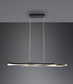 Lustra Blaze, TRIO, 107.5x15.5x150 cm, 35W, 1x SMD LED, metal, bronz/negru