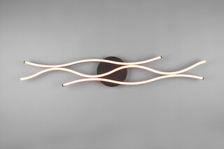 107.5x18x7 cm, Bronz;Negru, Plafoniera