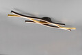 Plafoniera Blaze, TRIO, 107.5x18x7 cm, 35W, 1x SMD LED, metal, bronz/negru
