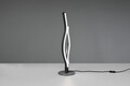 Lampa de masa Blaze, TRIO, 13.5x48 cm, 8W, 1x SMD LED, metal, argintiu/negru