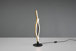 13.5x48 cm, Bronz;Negru, Lampa de masa