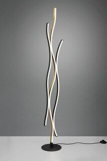 20.5x138 cm, Bronz;Negru, Lampadar