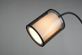Lampadar Burton, TRIO, 45x170 cm, 60W/40W, 1x E27, 1x E14, metal, negru mat