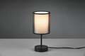 Lampa de masa Burton, TRIO, 12.5x28.5 cm, 28W, 1x E14, metal, negru mat