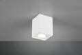 Plafoniera Biscuit, TRIO, 9.6x9.6x12.5 cm, 35W, 1x GU10, metal, alb mat
