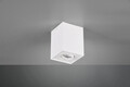 Plafoniera Biscuit, TRIO, 9.6x9.6x12.5 cm, 35W, 1x GU10, metal, alb mat