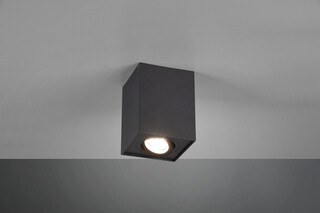 9.6x9.6x12.5 cm, Negru mat