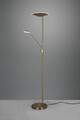 Lampadar Brantford, TRIO, 30x180 cm, 30W/6.5W, 2x SMD LED, metal, bronz antic