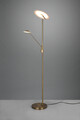 Lampadar Brantford, TRIO, 30x180 cm, 30W/6.5W, 2x SMD LED, metal, bronz antic
