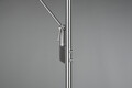 Lampadar Brantford, TRIO, 30x41.6x180 cm, 30W/6.5W, 2x SMD LED, metal, argintiu